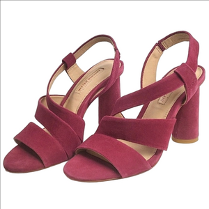 Antonio Melani Layren Suede Leather Slingback Strappy Heeled Sandal Mulb…